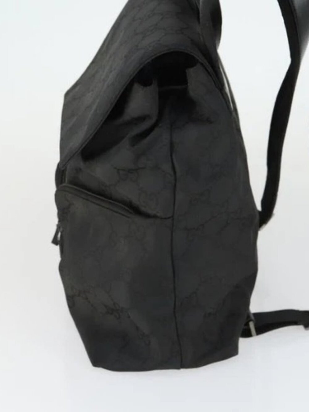 Share GUCCI GG Canvas Backpack Nylon Black Silver 003 - Picture 5 of 16